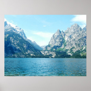 Pôster Fotografia da paisagem do Grand Teton National Par