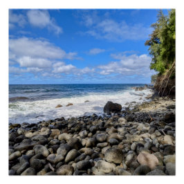 Pôster Fotografia da Paisagem Natural Havaiana
