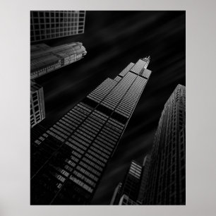 POSTER FOTOGRAFIA DE BAIXO ÂNGULO DA CONSTRUÇÃO DE PAR