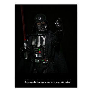 Pôster Fotografia de brinquedo design de citação de ficçã