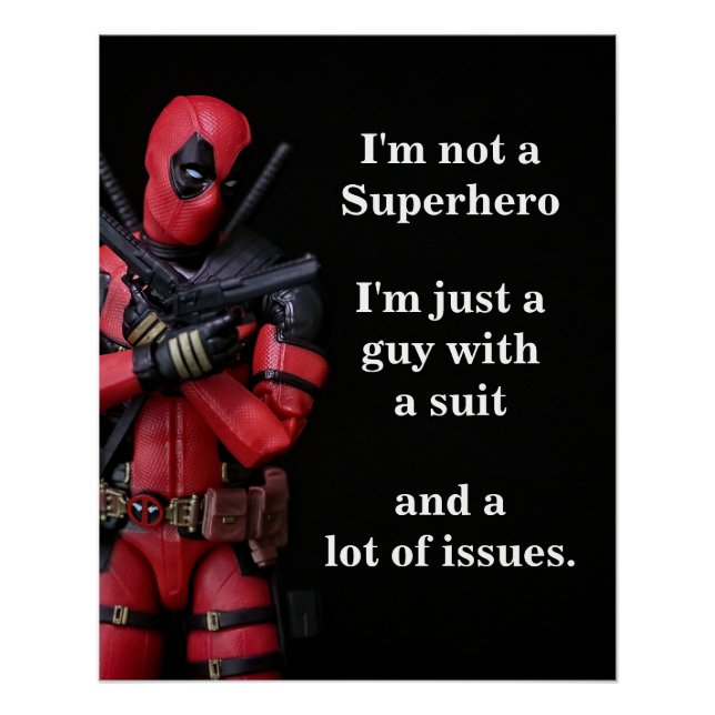 Pôster Fotografia de Brinquedo Engraçado Anti-Herói (Frente)