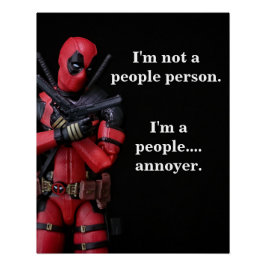 Pôster Fotografia de Brinquedo Engraçado Anti-Herói