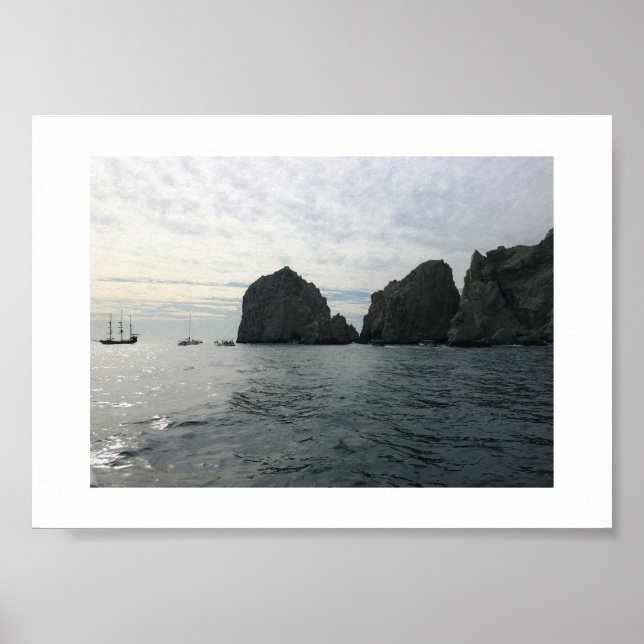 Poster Fotografia de Cores no Mar do México (Frente)