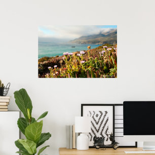 Poster Fotografia de Flores do Oceano Pacífico