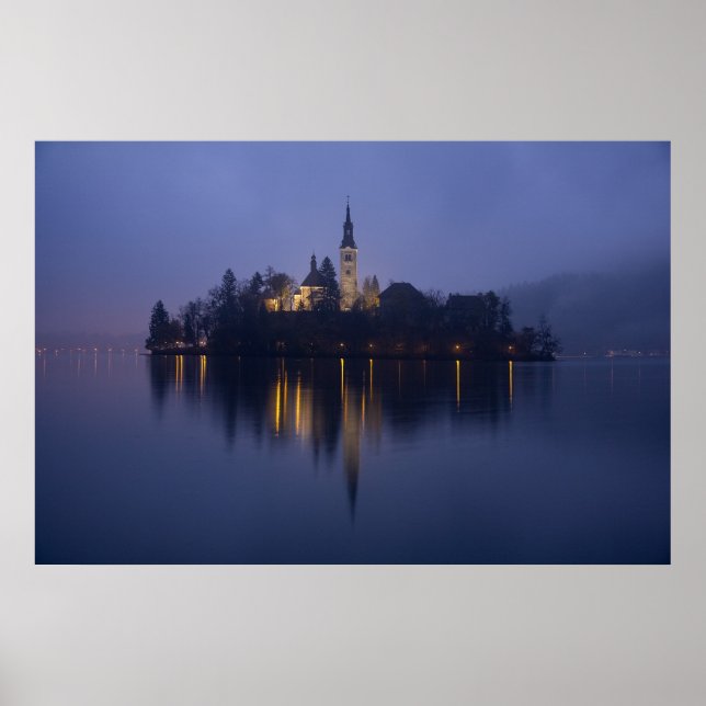 Pôster Fotografia de Lake Bled por cARTerART (Frente)