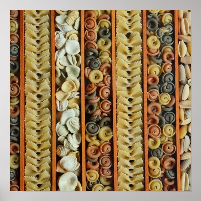 Poster fotografia de macarrão (Frente)