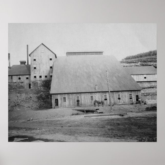 Pôster Fotografia de Obras de Redução de Lenha (Frente)