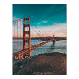 Pôster Fotografia de ponte famosa Imagens de ponte