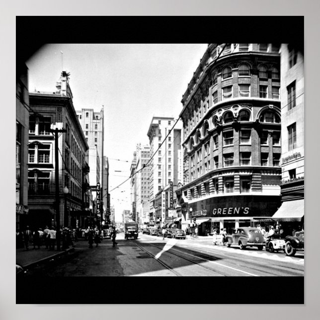 Pôster Fotografia de poster-Vintage Dallas-16 (Frente)