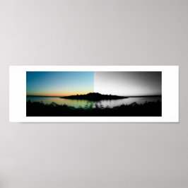 Poster Fotografia de Reflexo em Aquarelas