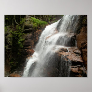 Poster Fotografia de relaxamento da natureza da cachoeira