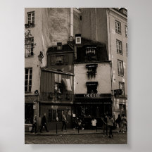 fotografia de rua em preto e branco em paris