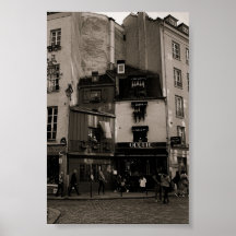 fotografia de rua em preto e branco em paris