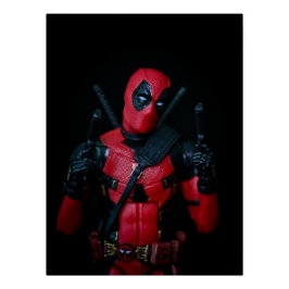 Pôster Fotografia de Super Hero Toy projetada