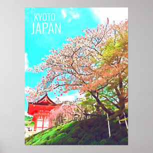 Poster Fotografia de viagem de Cherry Blossom no Japão