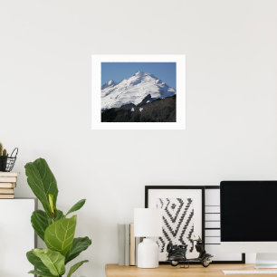 Poster Fotografia do Baker de Montagem Coberta por Neve