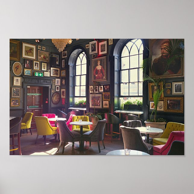 Poster Fotografia do Compro Café Pequeno Talk (Frente)