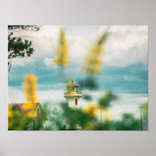 Poster  Fotografia do Farol de Point Wilson em Port Towns