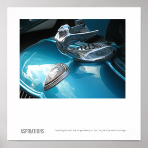 Poster Fotografia do ornamento da capa de Chrysler