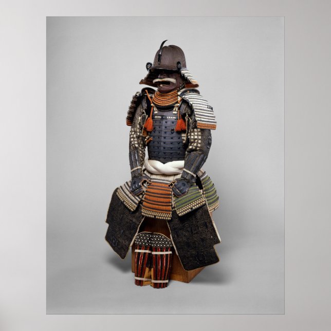 Poster Fotografia histórica Samurai Armor (século 18) (Frente)