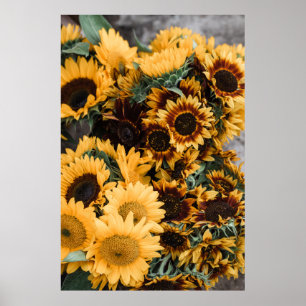 POSTER FOTOGRAFIA MACRO DE FLORES AMARELOS