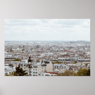 Poster Fotografia no Skyline Paris
