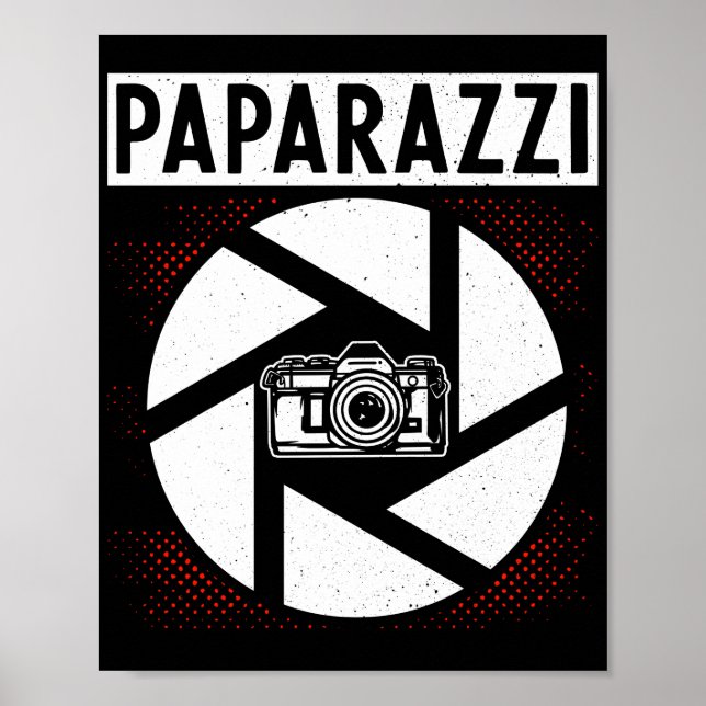 Poster Fotografia Paparazzi (Frente)