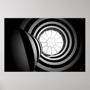 Pôster Fotografia preto e branco de Guggenheim