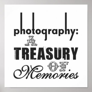 Pôster Fotografia um Tesouraria das memórias