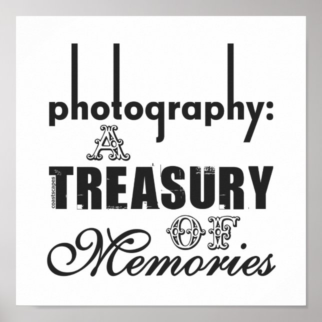 Pôster Fotografia Um Tesouro de Memórias (Frente)