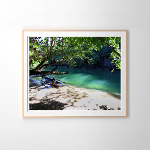 Poster Fotografia Underground River Beach Filipinas