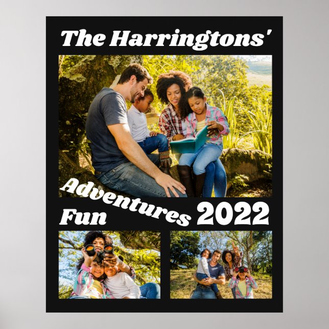 Poster Fotografias e Texto Personalizados (Frente)