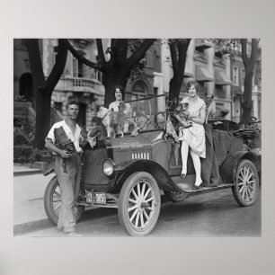 Poster Fotógrafo de Viagens, 1927. Foto Antiga