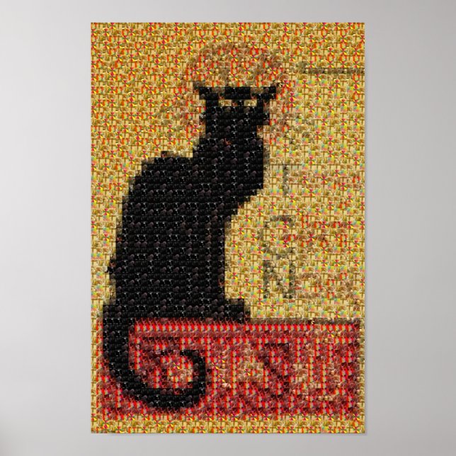 Pôster fotomosaic Tournée du Chat Noir (Frente)