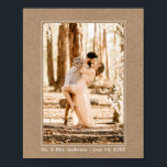 Poster Fotos de Casamento em Estilo Kraft Simples Moderno<br><div class="desc">Poster de Fotos de Casamento em Estilo Kraft Simples Moderno</div>