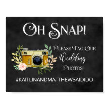 Fotos de Sinal de Casamento de Lousa Hashtag
