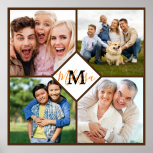 Poster Fotos familiares personalizadas