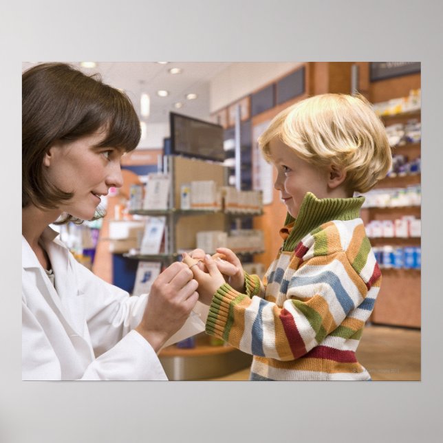 Poster fotos internas de uma farmácia (Frente)