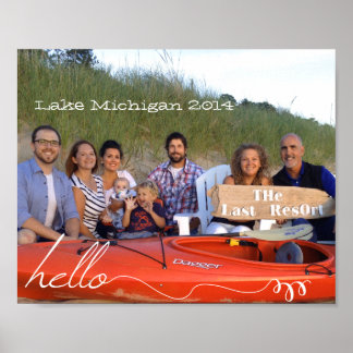Pôster Fotos personalizadas da família 8 x 10