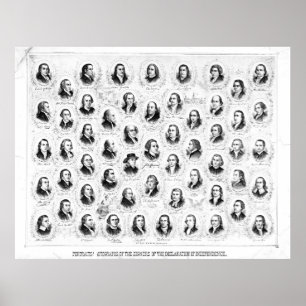 Pôster Founding Fathers 1876