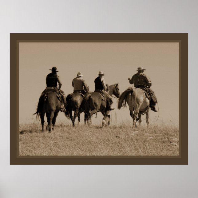 Poster Four Cowboys (Frente)