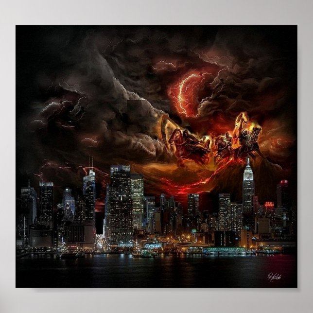 Poster Four Horsemen New York (Frente)
