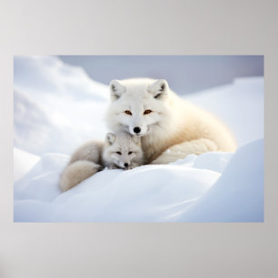 Poster Fox Animal Wilderness Beauness Wall Art