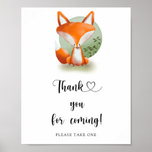Poster Fox Cub \ Obrigado por vir