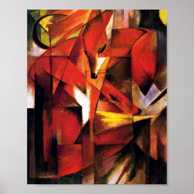Poster Fox de Franz Marc (Frente)