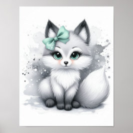 Poster Fox Forest Nursery Wall Art
