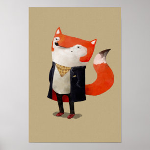 Poster Fox inteligente