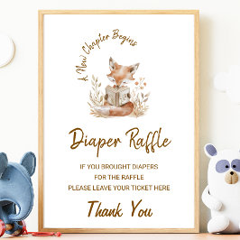 Poster Fox Lendo Novo Capítulo Começa Fralda Sinal Raffle