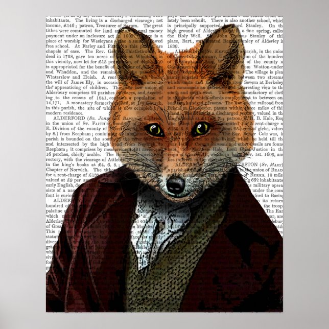 Poster Fox Portrait (Frente)