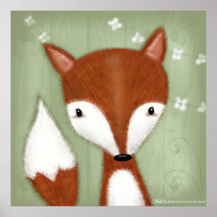 Poster Fox Retrato